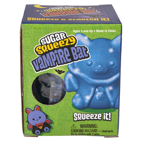 Halloween Vampire Bat Squeezy Toy 4"