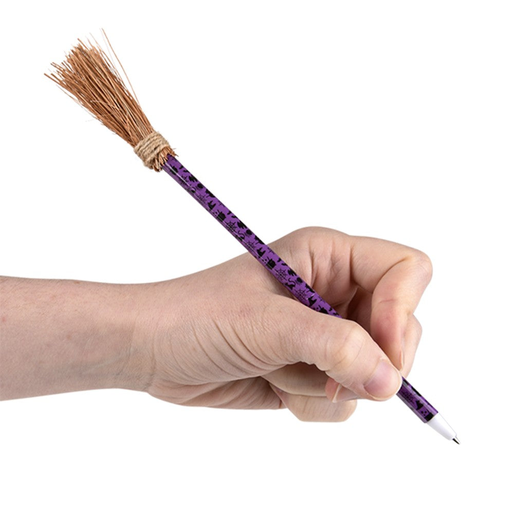 Witch's Broomstick Pen 8.5" (24 Pc Display)