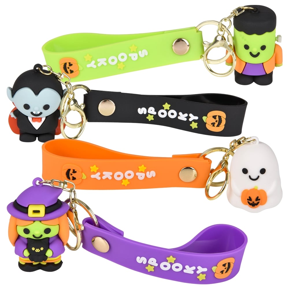Halloween Wristlet Clip On 4" 12ct (1 DSP)