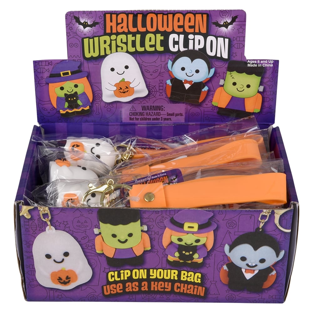Halloween Wristlet Clip On 4" 12ct (1 DSP)