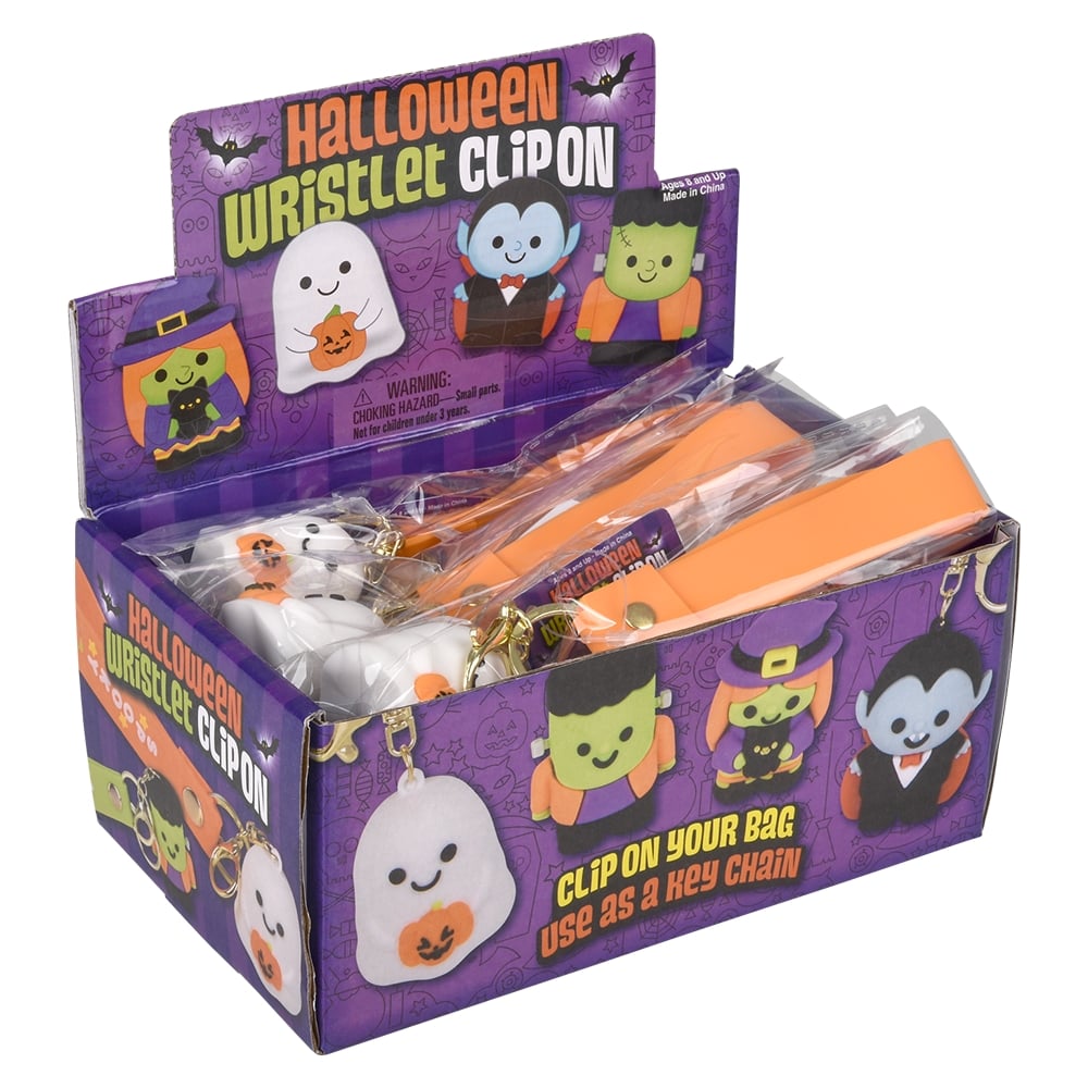 Halloween Wristlet Clip On 4" 12ct (1 DSP)