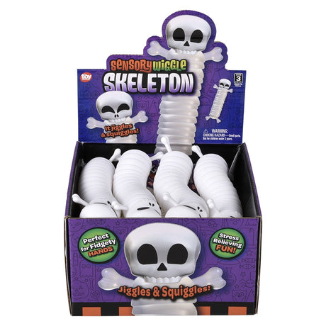 Wiggle Fidget Skeleton (12 Pc Display)