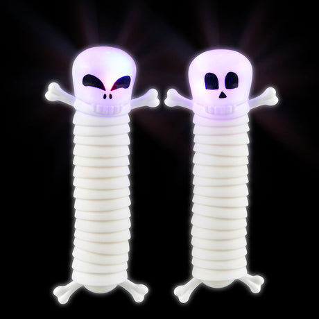 Light-Up Wiggle Skeleton Fidget (12 Pc Display)