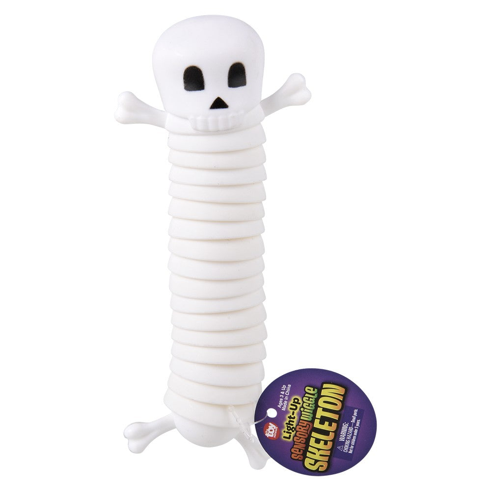 Light-Up Wiggle Skeleton Fidget (12 Pc Display)