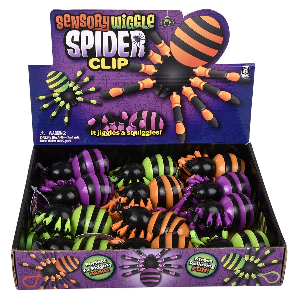 Spider Fidget Clip On 12ct (1 DSP)