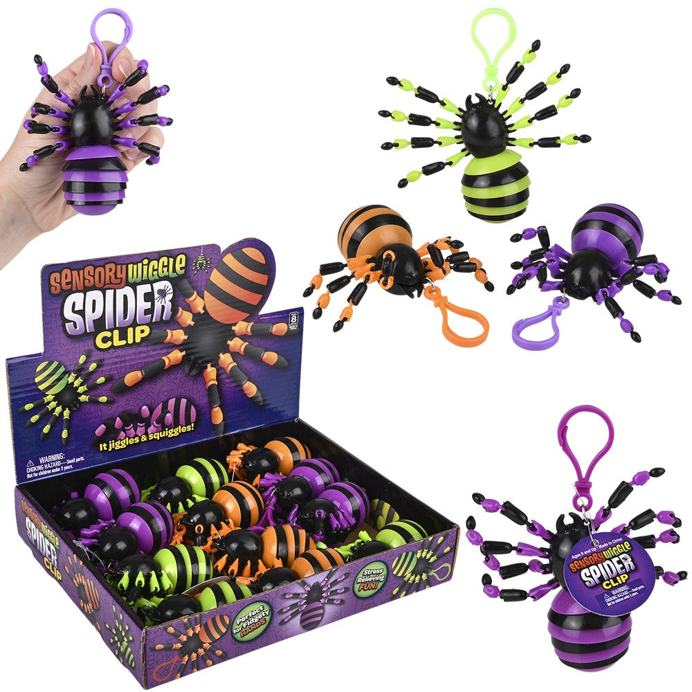 Spider Fidget Clip On 12ct (1 DSP)