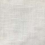 Zorro Metallic Linen Look Sheer Polyester Fabric - White, Solid Textured, 110" Width (1 Yard)