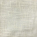Zorro Metallic Linen Look Sheer Polyester Fabric - White, Solid Textured, 110" Width (1 Yard)