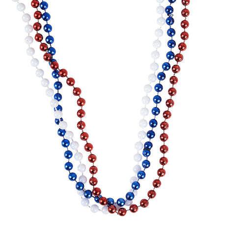Patriotic Beads 33" 7mm (1 DZ)