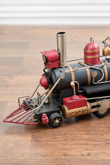 26" Black & Red Christmas Train with Cart