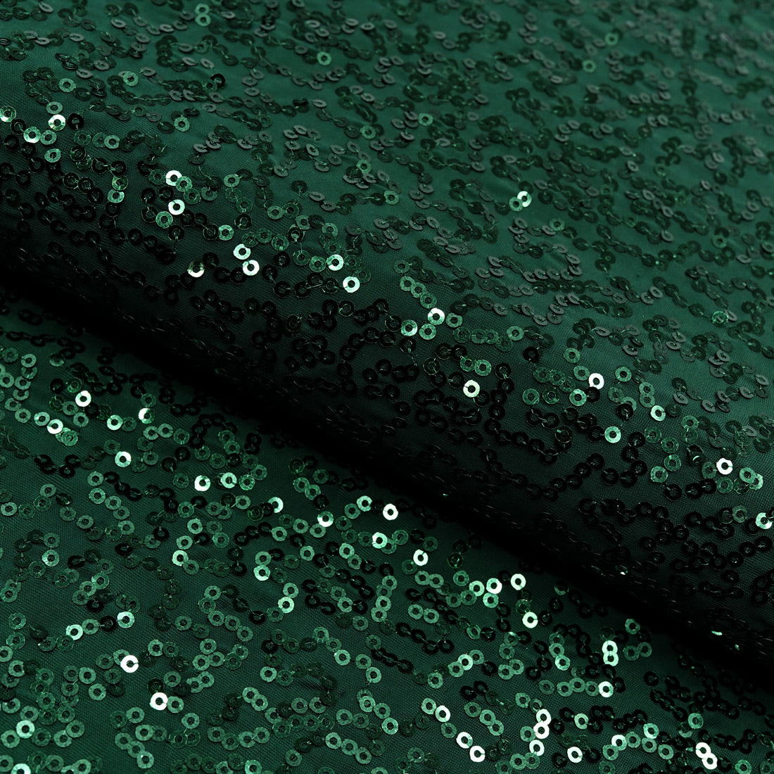 Zsa Zsa Polyester Spandex Sequin Fabric - Embroidered Sequins, 50" Width, 2-Way Stretch (1 Yard)