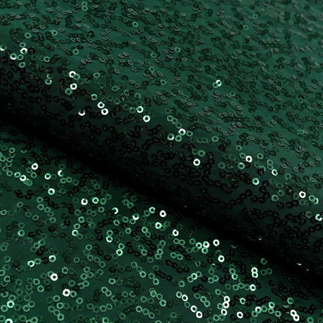 Zsa Zsa Polyester Spandex Sequin Fabric - Embroidered Sequins, 50" Width, 2-Way Stretch (1 Yard)