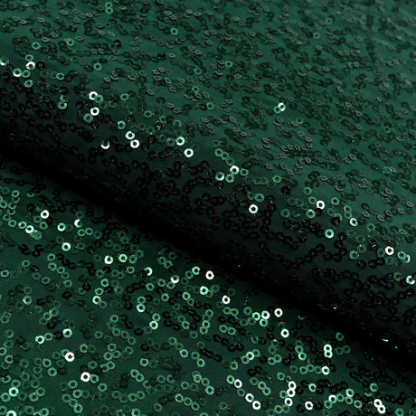 Zsa Zsa Polyester Spandex Sequin Fabric - Embroidered Sequins, 50" Width, 304 GSM (1 Yard)