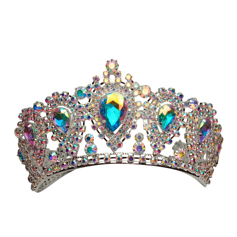 2.5" Iridescent Silver Tiara