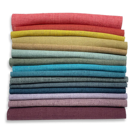 Linen Polyester Burlap Upholstery Fabric by the Yard