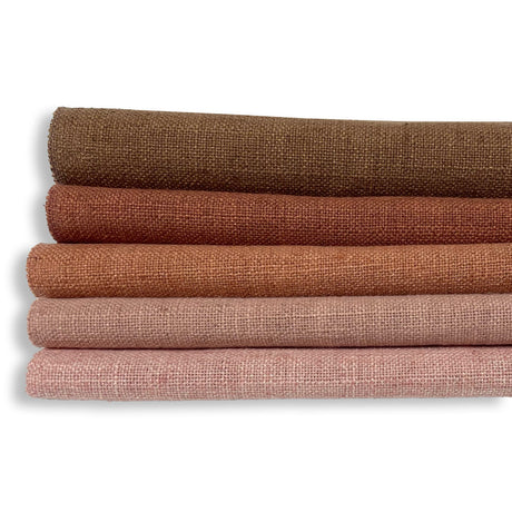 Linen Polyester Burlap Upholstery Fabric by the Yard