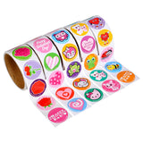 Valentine's Sticker Rolls Assortment 500ct