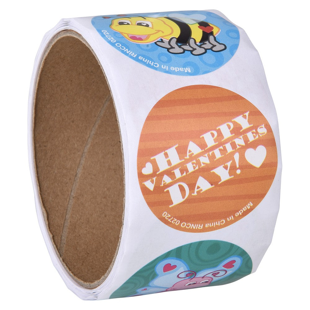 Valentine's Sticker Rolls Assortment 500ct