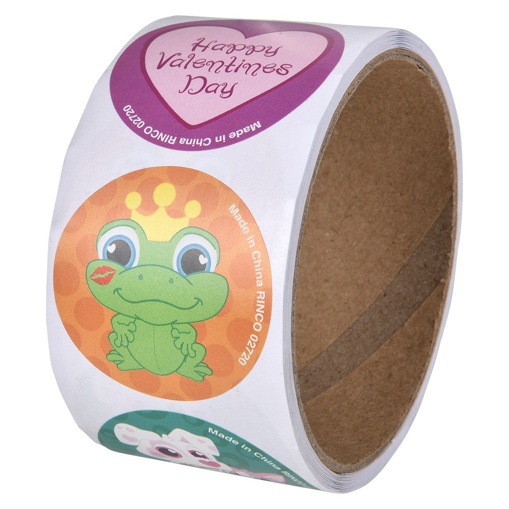 Valentine's Sticker Rolls Assortment 500ct
