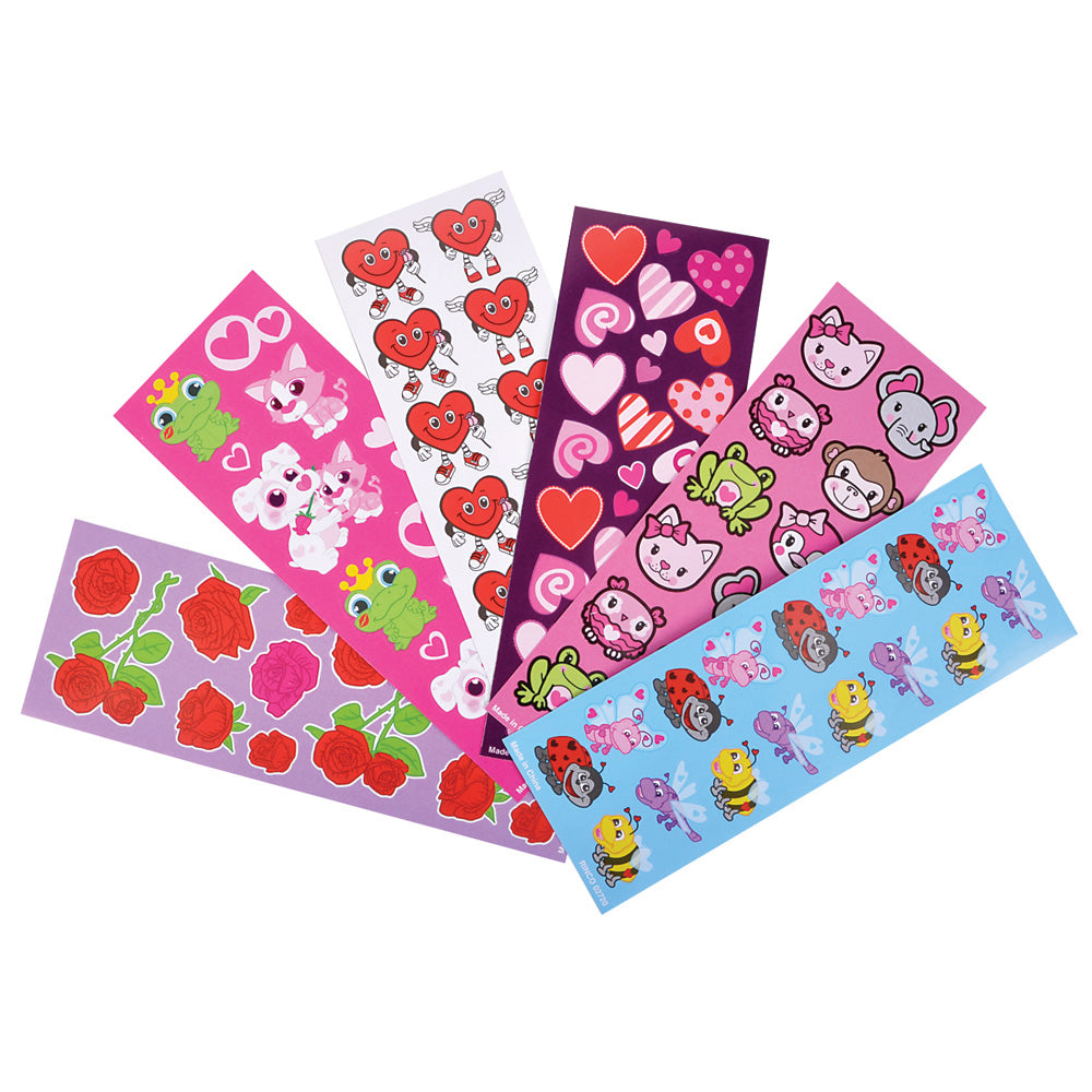 Valentine's Stickers Assortment 100ct
