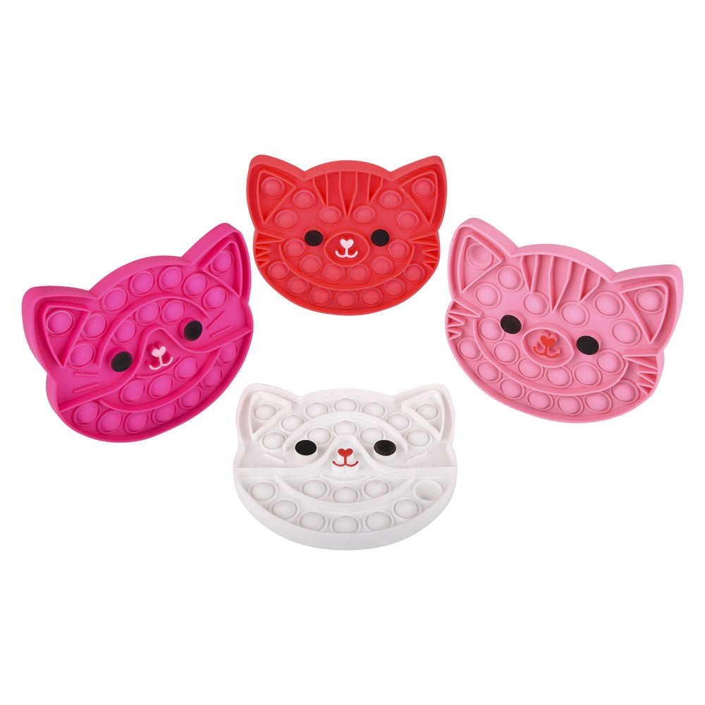 Valentine's Cat Bubble Popper (1 DZ)