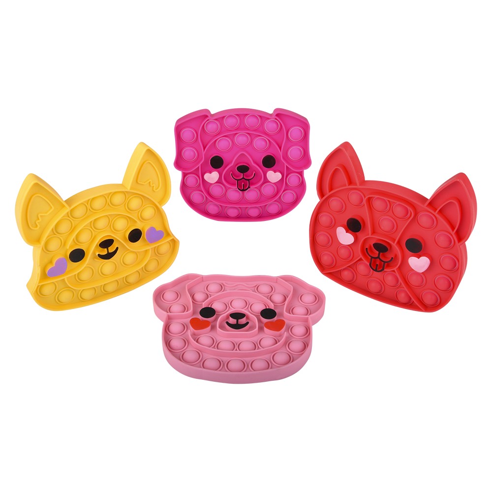Valentine's Dog Bubble Popper (1 DZ)