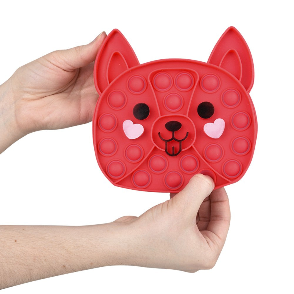 Valentine's Dog Bubble Popper (1 DZ)