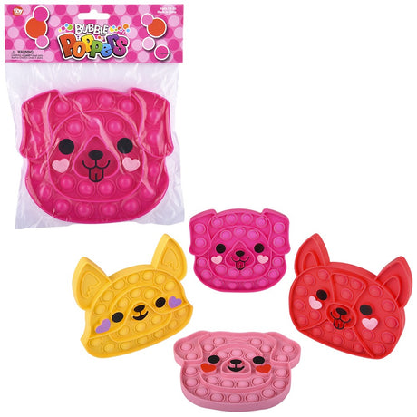 Valentine's Dog Bubble Popper (1 DZ)