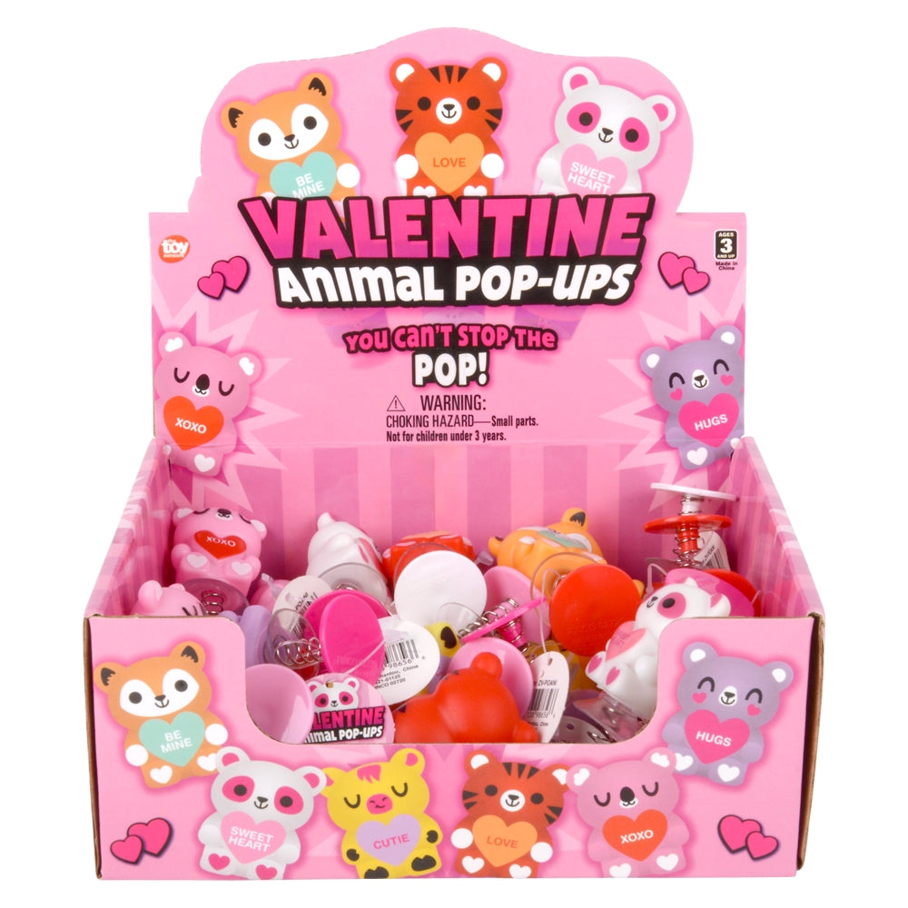 Valentine's Day Animal Pop-Ups (24 Pc Display)