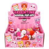 Valentine's Day Animal Pop-Ups (24 Pc Display)
