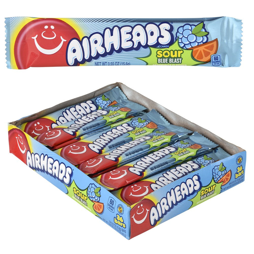 Airheads Sour Blue Blast (1 Box)