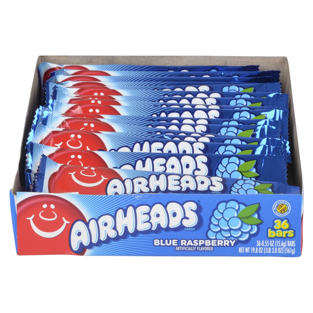 Blue Raspberry Candy Airheads (36 Count Display)