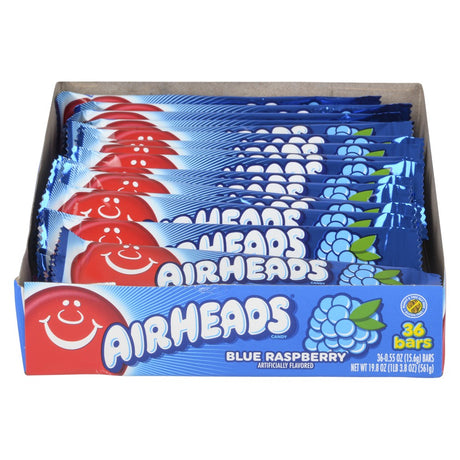 Blue Raspberry Candy Airheads (36 Count Display)