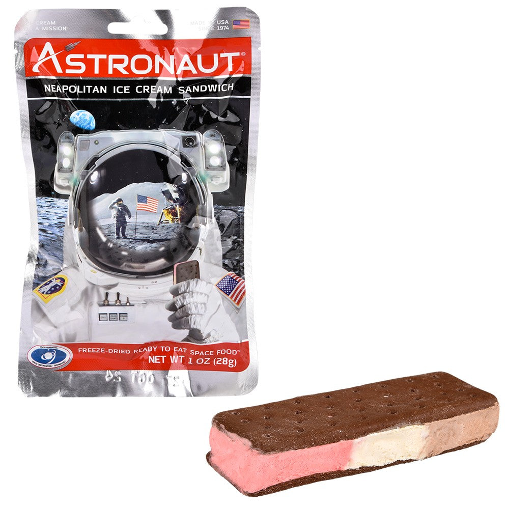 Astronaut Neapolitan Ice Cream Sandwich