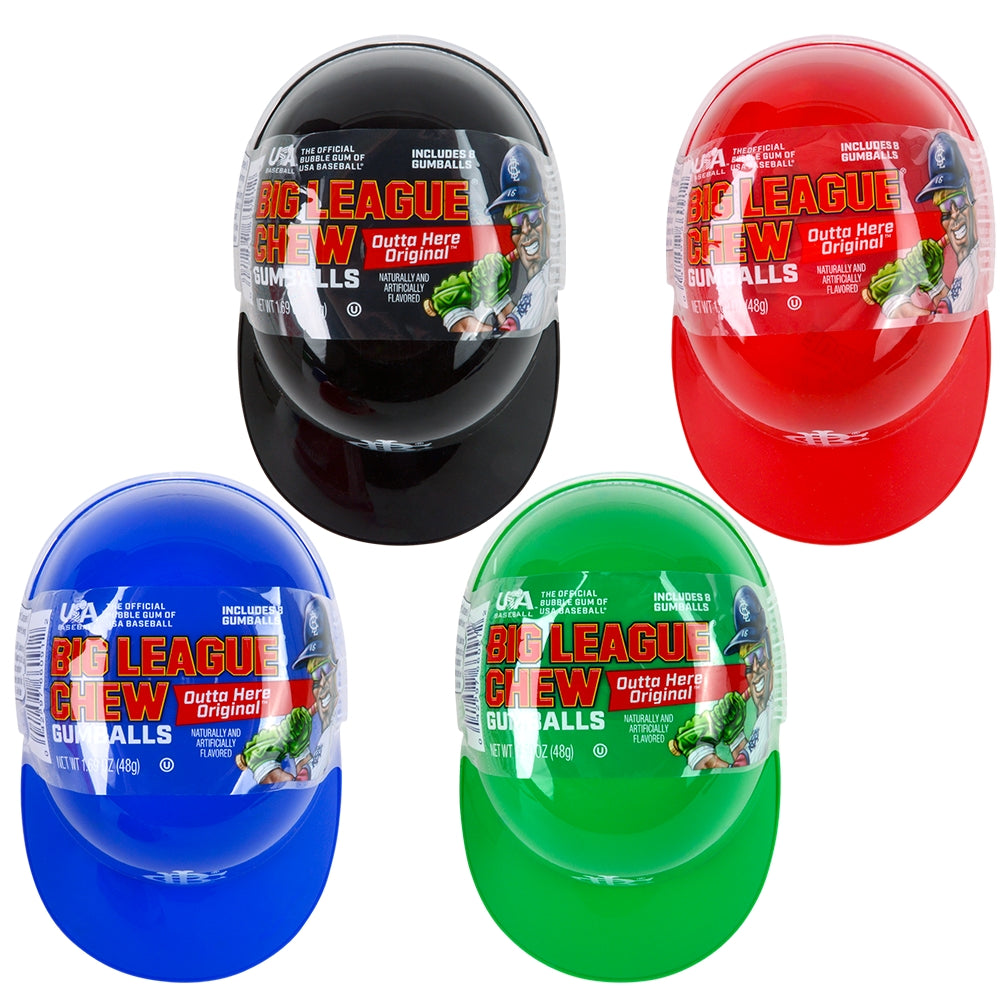 Big League Chew Helmet With Gumballs