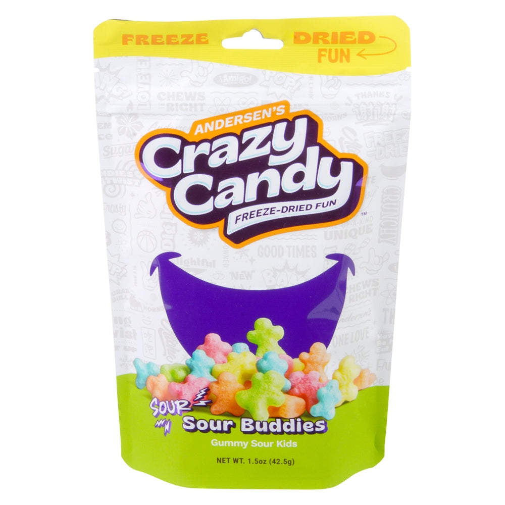 Freeze Dried Sour Buddies 1.5oz