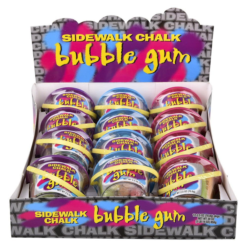 Sidewalk Chalk Bubble Gum 12ct