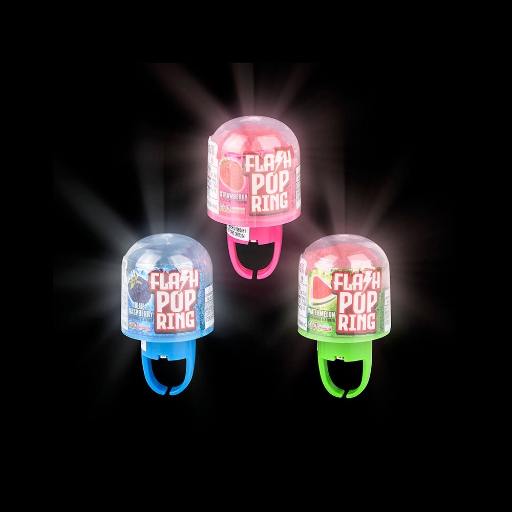 Flashing Pop Ring Candy Display (24 Pc)