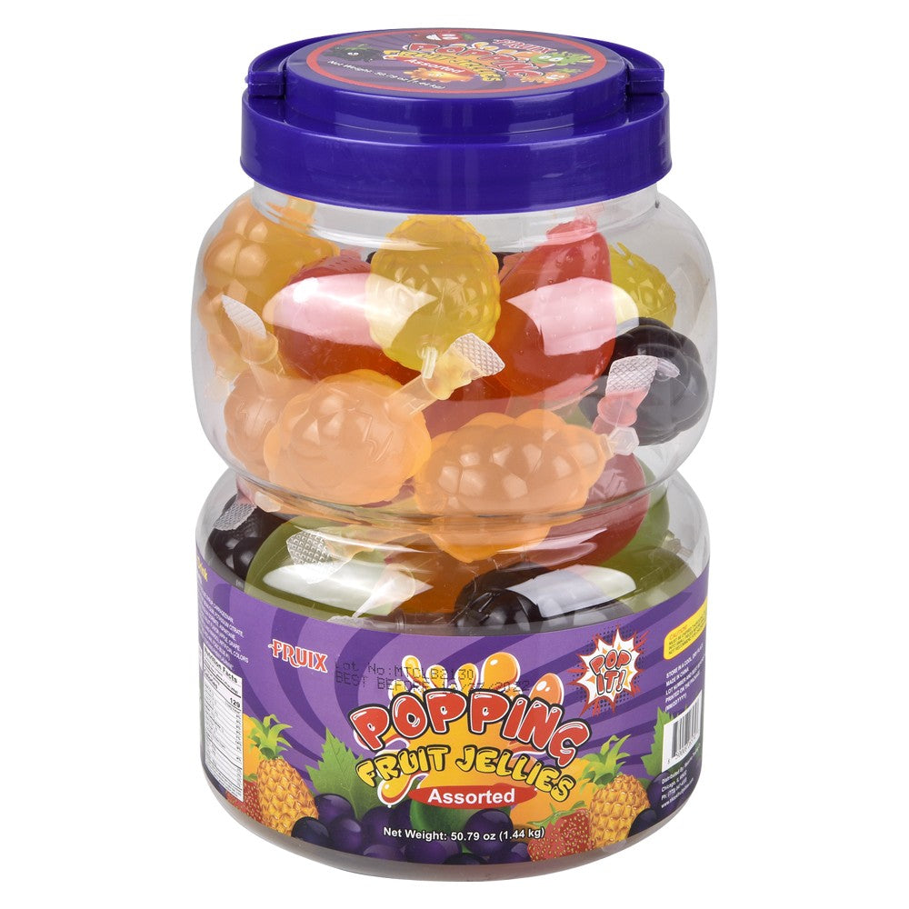 Popping Fruit Jellies (36 Pc Jar)