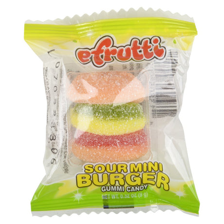 Sour Gummy Burger Candy (60 Ct Display)