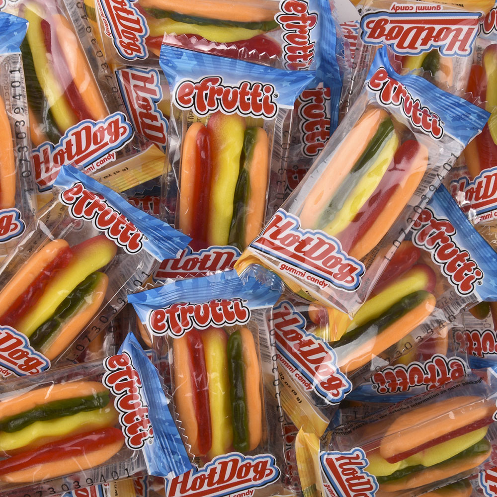 Gummy Hot Dogs 101ct (1 Bag)
