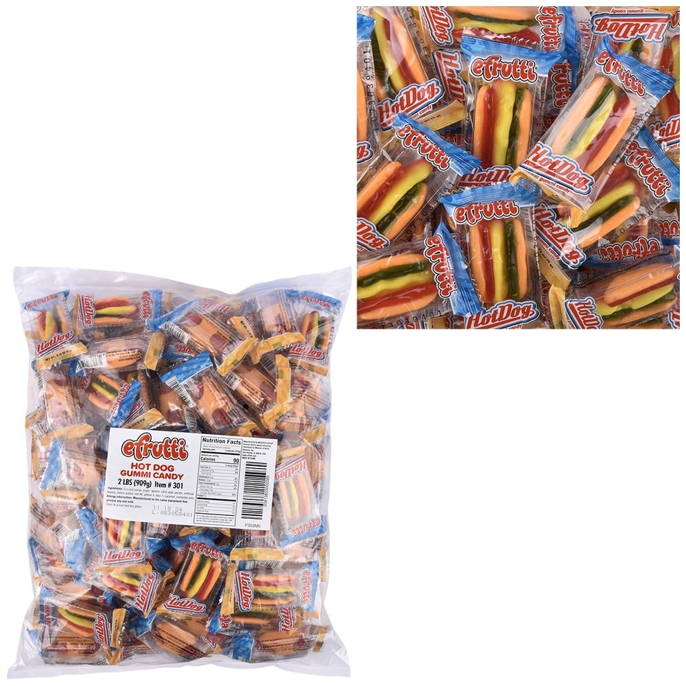 Gummy Hot Dogs 101ct (1 Bag)