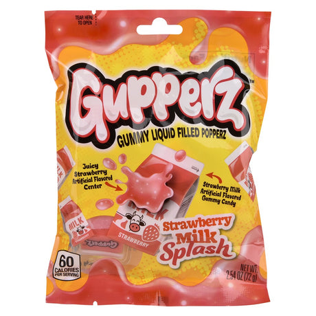 Strawberry Milk Splash Liquid Popping Candy (12ct Display)