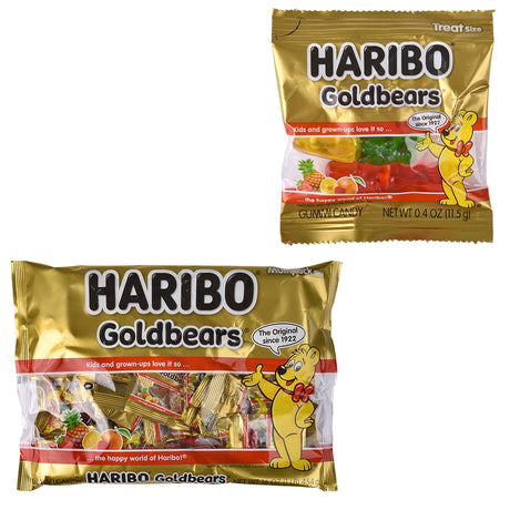 Gummy Bears Mini Gold (1 Bag)