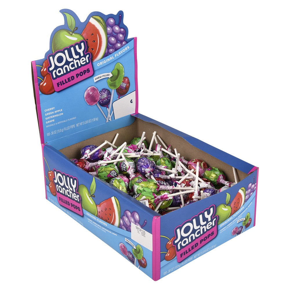Jolly Rancher Fruit Chews Filled Lollipops (100 Pc Display)