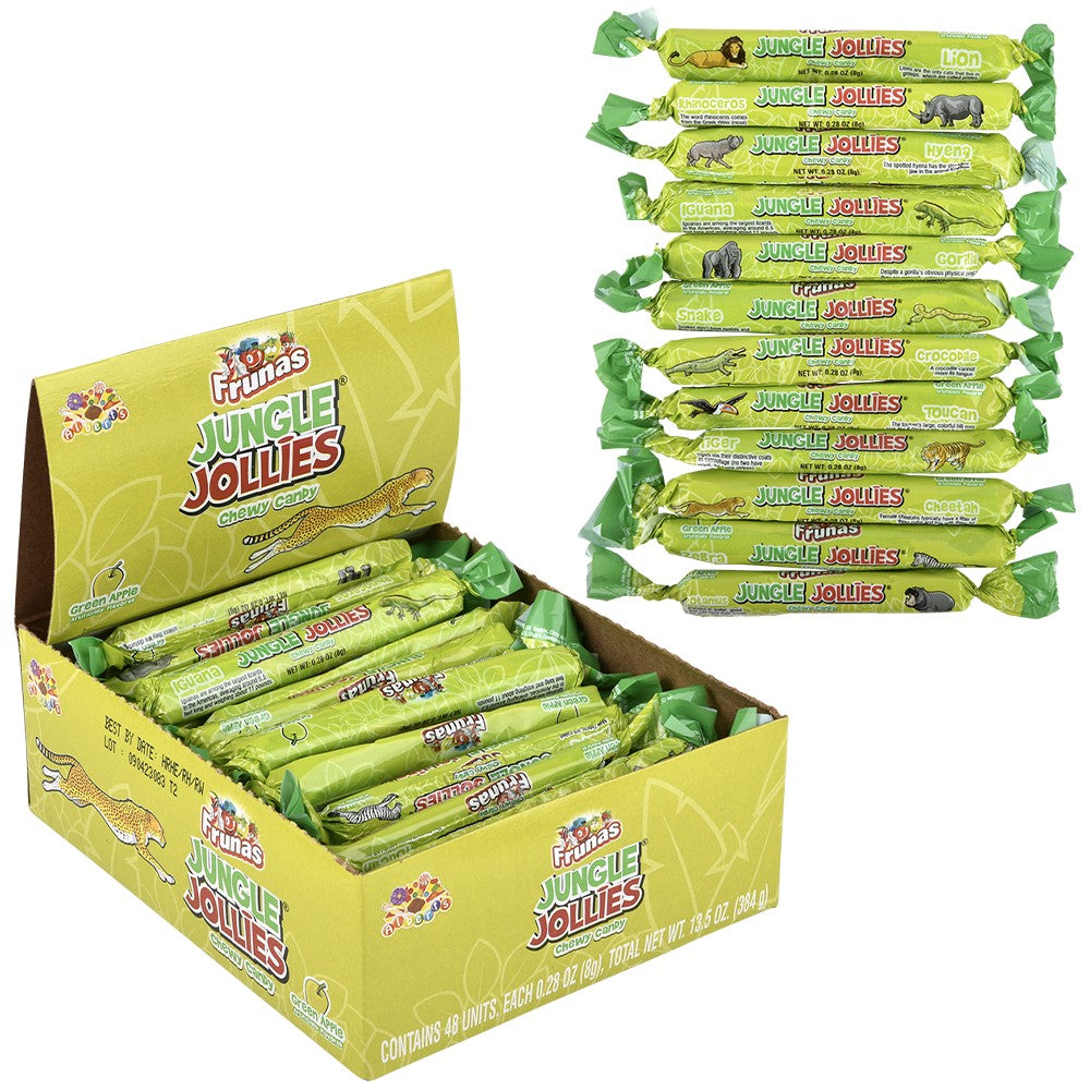 Green Apple Chewy Candy (48 Piece Box)