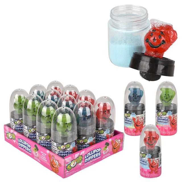 Kool Aid Sour Lollipop Dippers (12 PC Display)