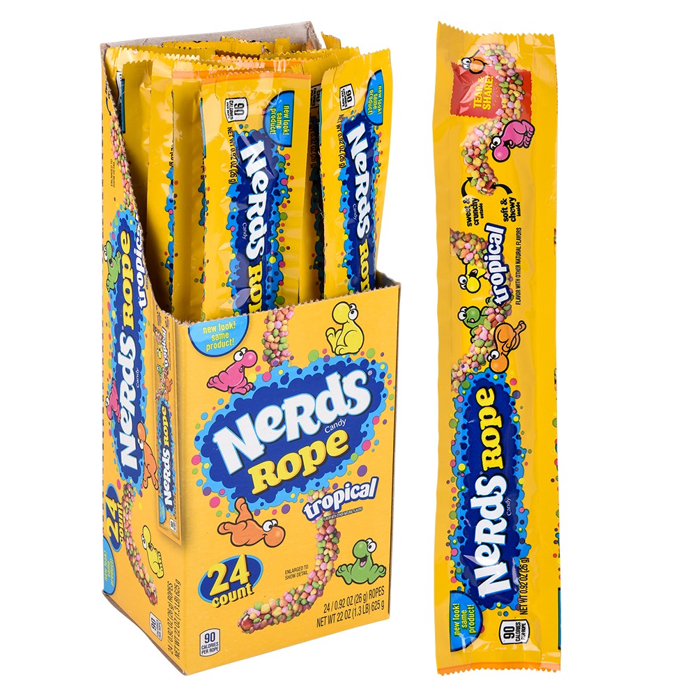 Nerds Tropical Rope Candy (24 Ct Display)