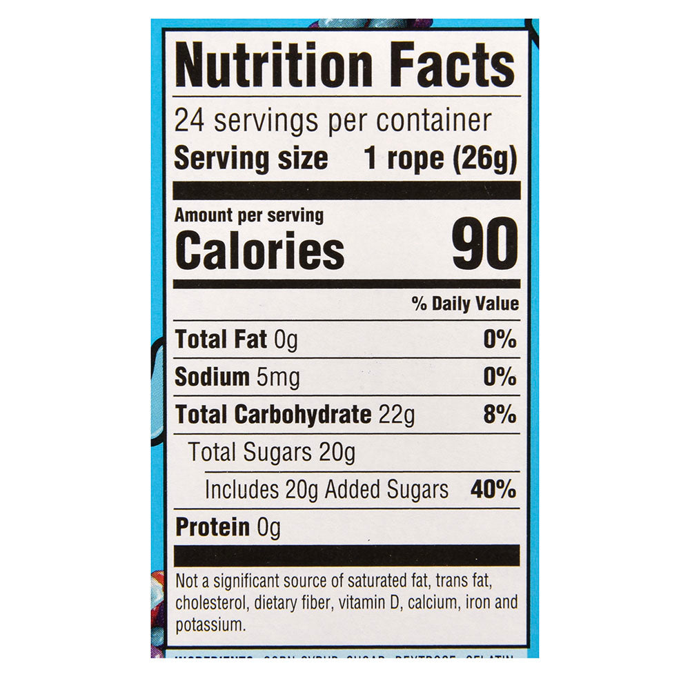 Nerds Rope Candy Very Berry 24ct (1 DSP)