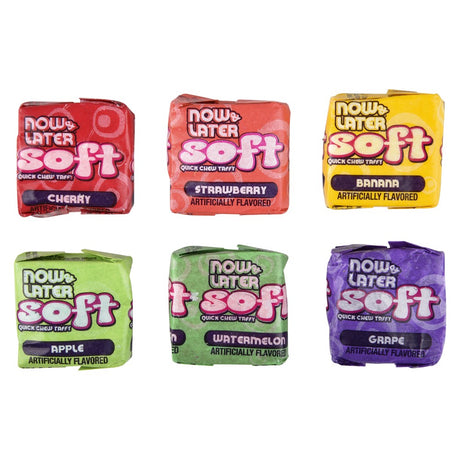Now and Later Giant Chewy Taffy (120 Pc Tub)